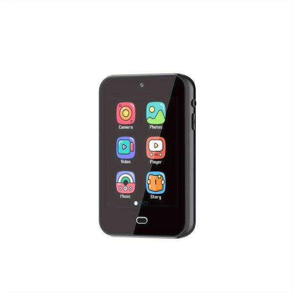 Kids Smart Phone Toy with Dual Cameras, 28 Games, Music Player, Flashlight, Alarm, Pedometer, Stories, Sight Words Learning - 8G SD Card Included, USB Charging, 7.11cm Screen, PC Material, for Ages 3-12, Boys & Girls Gift