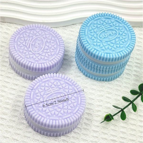 Wet Soft Toy, Sandwich Double Color Cookie Shaped Pinch Toy, Perfect for Office Desk Decoration, Playful Gift Item