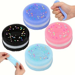 Multi-Color Squeeze Toy Cakes - Soft Slime Texture, Cute Creative Slow-Rebound Gift for Classroom Rewards, Birthday Parties & Decorations, Classroom Rewards, Playful Design, Durable Play Material