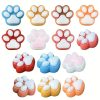 24pcs Squishy Fidget Toy Cat Paws Mochi Toys - Mixed Color, Relax for Party Favors, Classroom Prizes, Birthday Gift, Goodie Bag Stuffers, Random Style