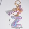 Butterfly Letter Keychain Pendant Key Chain, Girls Accessories, School Bag Pendant