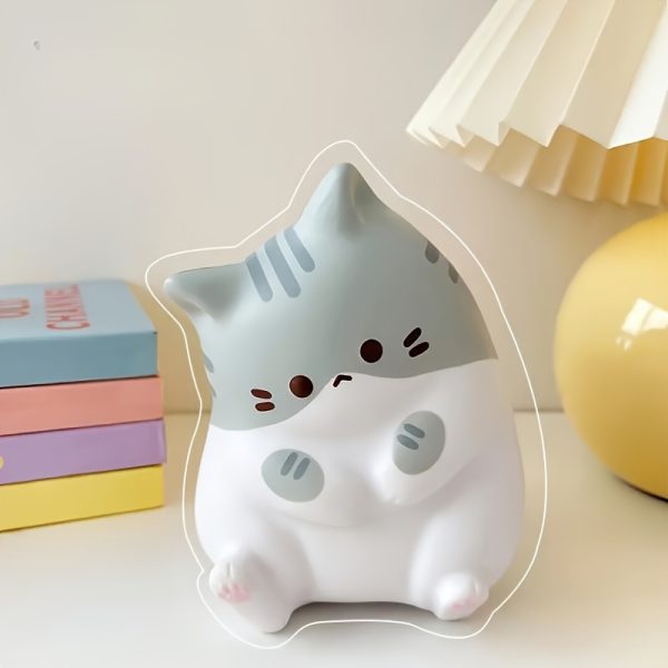 3pcs Cute Cartoon Cat Squeeze Toys - Soft Slow-Rebounding Elastic Relax Toys with Assorted Colors & Cute Patterns, Durable Plush Material for Kids & Adults, Perfect Halloween Christmas Gifts, Playful Design