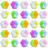 24pcs Squishy Fidget Toy Cat Paws Mochi Toys - Mixed Color, Relax for Party Favors, Classroom Prizes, Birthday Gift, Goodie Bag Stuffers, Random Style