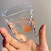 Taba Squishy Transparent Fish Soft Toy - Cute Kawaii PVC, Relax Squeeze, Birthday/Christmas Gift for Kids & Teens & Adults - Desk Decor, Party Favor, Anime Decoration - Taba Squishies Series, Stylish Design, Colorful Patterns