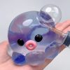 Homemade Bubble Octopus Squeeze Toy - Slow Rebound Squishy Fun, Relax & Party Favors for Birthdays, Halloween, Christmas - Random Color, TPR Material, Cute Cartoon Design with Big Eyes & Playful Face, Novelty Gift Idea, Playful Design, Durable Squishy Toy