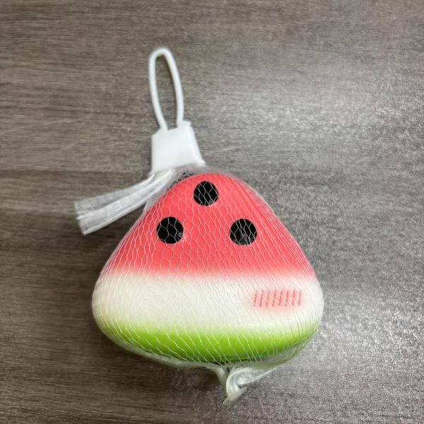 Watermelon Squishy Toy - Soft Slow-Rebound Sensory Fidget Toy for Relax, Durable TPU Material with Realistic Seeds, Mixed Colors for Summer Fun & Relaxation, Watermelon Themed Items, Therapeutic Play, Playful Design, Thermoplastic Polyurethane