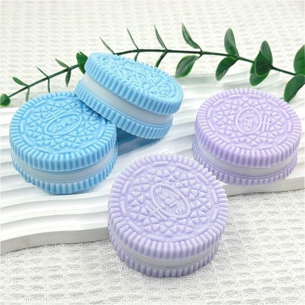 Wet Soft Toy, Sandwich Double Color Cookie Shaped Pinch Toy, Perfect for Office Desk Decoration, Playful Gift Item