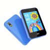 Kids Smart Phone Toy with Dual Cameras, 28 Games, Music Player, Flashlight, Alarm, Pedometer, Stories, Sight Words Learning - 8G SD Card Included, USB Charging, 7.11cm Screen, PC Material, for Ages 3-12, Boys & Girls Gift