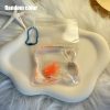 Taba Squishy Transparent Fish Soft Toy - Cute Kawaii PVC, Relax Squeeze, Birthday/Christmas Gift for Kids & Teens & Adults - Desk Decor, Party Favor, Anime Decoration - Taba Squishies Series, Stylish Design, Colorful Patterns