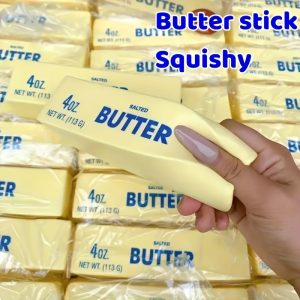 Squishee Butter Stick - Soft, Slow-Rising Squishy Toy with Delicious Taste, Perfect Christmas Gift for Youngsters