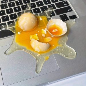 1pc April Fool's Day Broken Eggs Mobile Phone Holder Broken Eggs Broken Eggs Broken Eggs Blown Milk Tea Spoof Psychic Toys