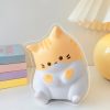3pcs Cute Cartoon Cat Squeeze Toys - Soft Slow-Rebounding Elastic Relax Toys with Assorted Colors & Cute Patterns, Durable Plush Material for Kids & Adults, Perfect Halloween Christmas Gifts, Playful Design